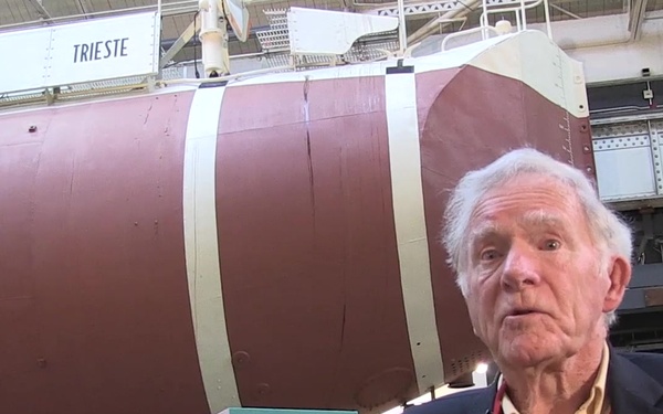 Retired Capt. Don Walsh, USN discusses the bathyscaphe Trieste