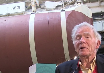 Retired Capt. Don Walsh, USN, discusses Trieste