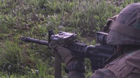 Rifleman students buddy rush live-fire range