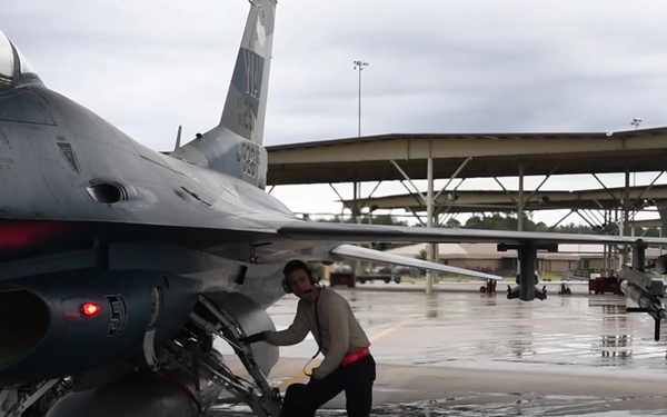 64th Aggressor Squadron pilots fly with East Coast pilots