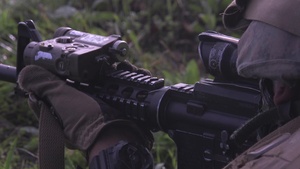 B-Roll: Rifleman students buddy rush live-fire range