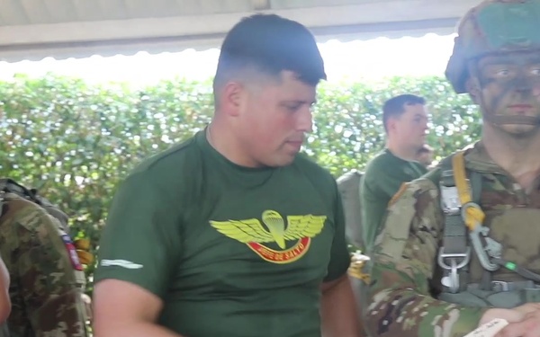 82nd Airborne Paratroopers Jump into Cronos Drop Zone in Colombia