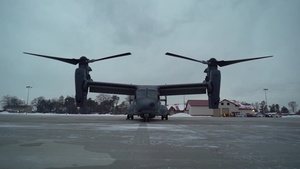 CV-22 Osprey delivers Navy SEALs