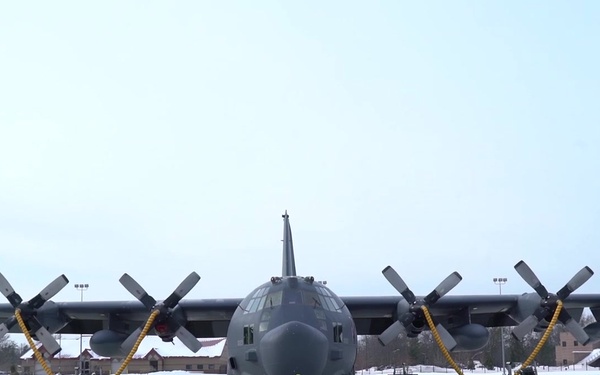 MC-130H Combat Talon II conducts air drops