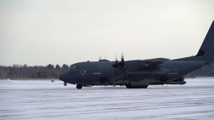 Emerald Warrior 20-1; MC-130H Lands at Alpena
