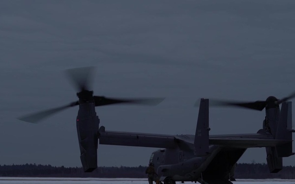 CV-22 Osprey Take Offs at Emerald Warrior 20-1