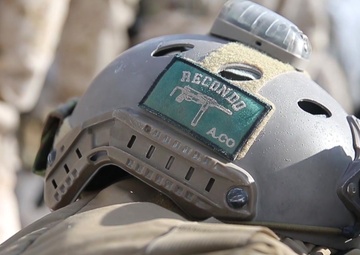 B-Roll of 3rd Recon Marines planning Observation Posts