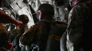 757th Airlift Squadron conducts paratrooper drops with 3/20th Special Forces Group