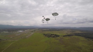 First person view of an Airborne Operation over Colombia
