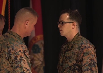 2nd MAW Marines receive the Navy and Marine Corps Medal