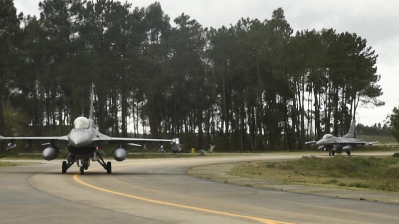 480th EFS Taxi and Take-Offs