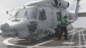 USS Vella Gulf Conducts Operations in the Atlantic Ocean