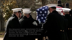 Barracks Marines Lay WWII Marine Pfc. Michael Kocopy to Rest at Arlington National Cemetery