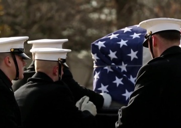 Barracks Marines Lay WWII Marine Pfc. Michael Kocopy to Rest at Arlington National Cemetery