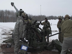 Wisconsin National Guard field artillery at Northern Strike 20-2