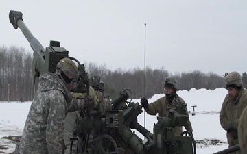 Wisconsin National Guard field artillery at Northern Strike 20-2