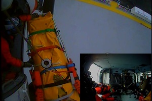 Coast Guard medevacs injured crewman from ship off North Carolina