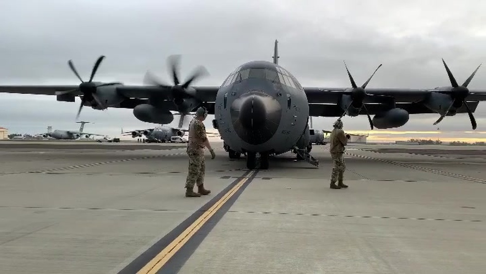 DVIDS - Video - Hurricane Hunters WC-130J Engine Run