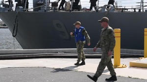 USS Little Rock Departure