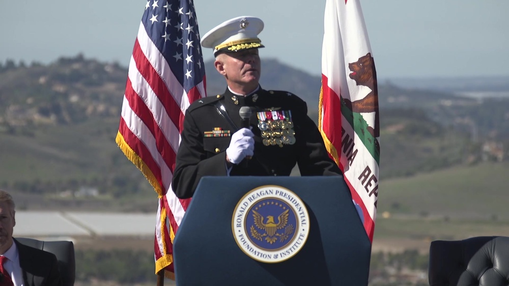DVIDS - Video - B-Roll: Pendleton Marines honor President Reagan with ...