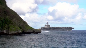 USS Theodore Roosevelt Arrives in Guam