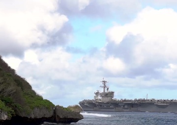 USS Theodore Roosevelt Arrives in Guam