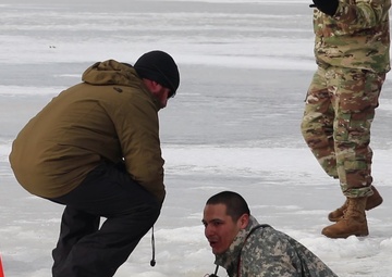 CWOC Class 20-03 student completes cold-water immersion training at Fort McCoy