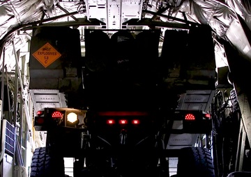 Marines load HIMARS into KC-130J