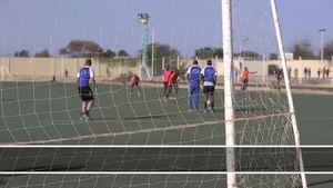 Nigerien Air Base 201 Soccer Match with Local Soccer Club