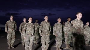 380th presents formation for national anthem