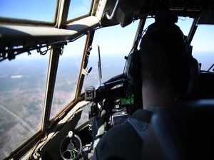 C-130 tactical flyaway in Jacksonville