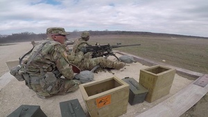 42nd Infantry Division Soldiers Conduct M2 50 Cal. Training