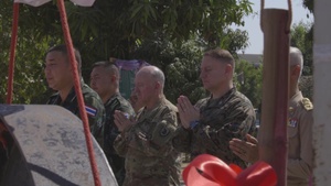 Cobra Gold 20: Final pillar-raising ceremony preceding Cobra Gold 20 *B-Roll*