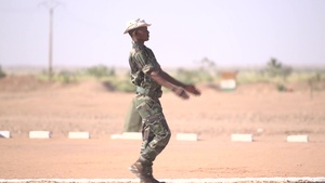 B-Roll 2/2 FAN Training Graduation at Nigerien Air Base 201