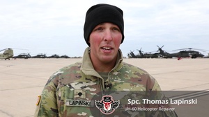 Spc. Thomas Lapinski, Aviation Mechanic