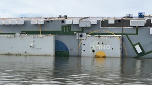 Golden Ray grounded in St. Simons Sound