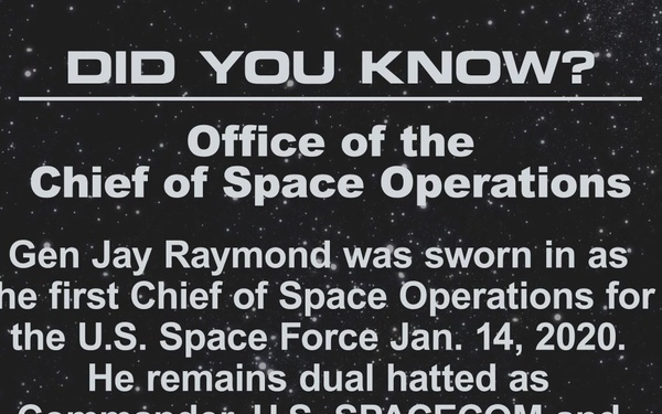 U.S. Space Force &quot;Did You Know&quot; #3