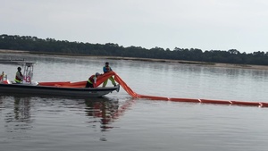 St. Simons Sound Incident Response boom training
