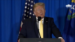 President Trump Delivers the Commencement Address at Hope for Prisoners Graduation Ceremony