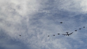 CN20 8-Ship Joint Coalition Aerial Formation B-Roll