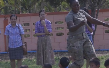 Cobra Gold 20: US service members participate in activities with local students *B-Roll*