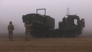 1st Battalion, 6th Field Artillery Regiment, 41 Field Artillery Brigade live fire exercise