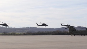 Take-off to Hungary