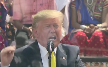 President Trump Delivers Remarks at a Namaste Trump Rally