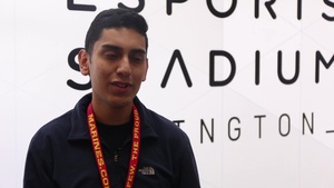 Interview with Daniel San Juan - Marines arrive at Burleson Independent School District Winter Invitational