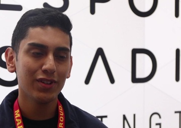 Interview with Daniel San Juan - Marines arrive at Burleson Independent School District Winter Invitational
