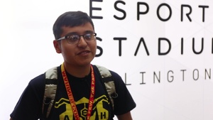 Interview with Elijah Barron - Marines arrive at Burleson Independent School District Winter Invitational