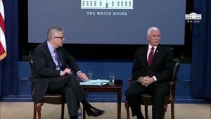 Vice President Pence Participates in a Fireside Chat at Hoover Institution Board of Overseers