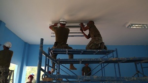 Cobra Gold 20: US, Royal Thai, Indonesian forces build school during engineering civic action project