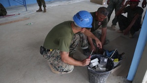 Cobra Gold 20: US, Royal Thai, Indonesian service members build a school during engineering civic action project in Khao Khitchakut